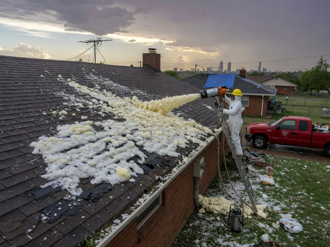 Spray foam insulation in Moore, OK